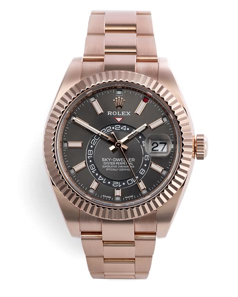 rolex sky-dweller everose gold|Rolex gold sky dweller price.